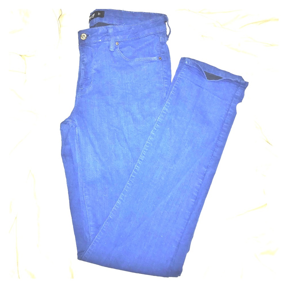 cobalt blue jeggings